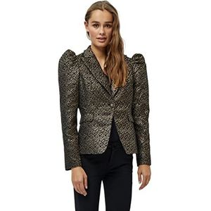 Minus Gabrianna Blazer voor dames, zwart met goud, 6