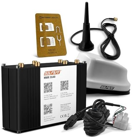 SELFSAT - MWR 5540 - WLAN-router - Wit - Tot 2,6 Gbps - Inclusief 5G Antenne