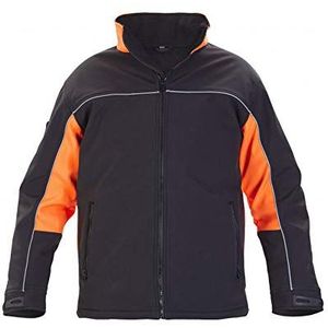 Hydrowear 042611 Rio Thermo Line Soft Shell-jas, 100% polyester, groot formaat, zwart/rood