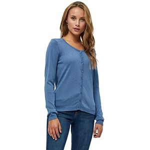 Minus Dames New Laura Cardigan, Denim Blauw Lurex, M