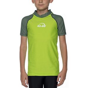 iQ-UV Meisjes UV-shirt 300 UV-bescherming T-shirt, groen (olijf-neo/groen), 116/122 (fabrikantmaat: 116/122)