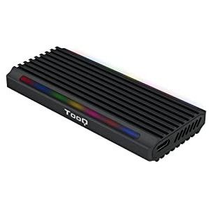 Externe M.2 NGFF/NVMe USB 3.1 Gen 2 USB-C RGB Box, hoge overdrachtssnelheid, ideaal voor het opslaan en uitbreiden van apparaten.