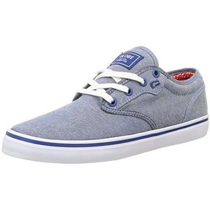 Globe Motley Uniseks sneakers voor volwassenen, Grijs Navy Chambray 13225, 39 EU