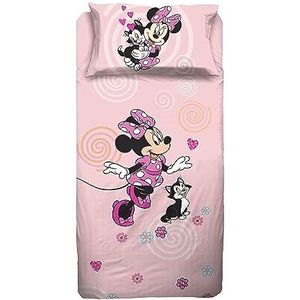 Disney - Minnie Mouse - Kussensloop - Roze - 100% Katoen - Officieel Product