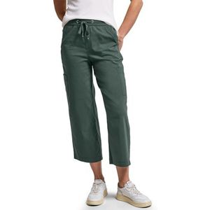 Street One Dames 7/8 cargo broek in Groen, in size: 32
