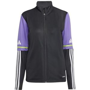 adidas Dames SQUADRA25 TRAINING JACKET, black/purple rush, S