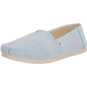 TOMS Alpargata espadrille voor dames, Pastel Blauw gespikkeld, 35.5 EU