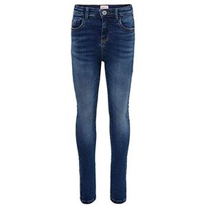 ONLY Konpaola Skinny jeans voor meisjes, hoge taille, skinny fit jeans, blauw (medium blue denim), 164