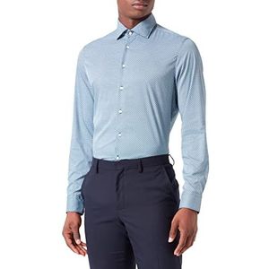 Seidensticker Heren 655740 Hemd, donkergroen, 42