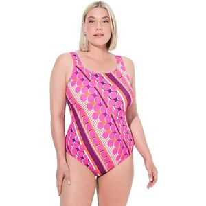 Ulla Popken - Badpak - Oranje - Soft Cup - Bustier