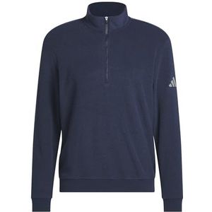 adidas Heren MENS ULTIMATE365 TERRY CLOTH QUARTER ZIP PULLOVER, collegiate navy, M