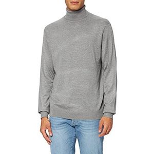ONLY & SONS Gebreide trui voor mannen, met rolkraag, Medium grijs (grey melange), XL
