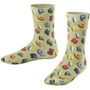 FALKE - Colourful Alphabet Print - Gedessineerd Katoen - Sokken Kinderen - Groen