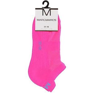 MARCMARCS microvezel sneakersokken, neon roze, 39-42