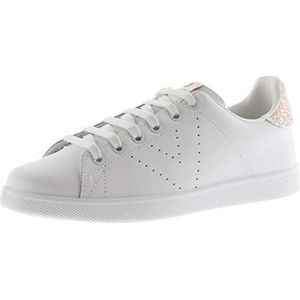 Victoria Tenis Leather Low Tennis & Glitter Back & Perforated Logo 1125104 for Women GROSELLA 36