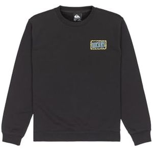 Quiksilver - Graphic Sweatshirt - Zwart - Fleece Trui - Jongens 8-16
