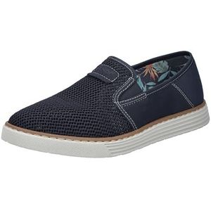 Espadrilles - Donkerblauw - Textiel - Elastische Sluiting