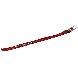 Beeztees Nylon Halsband, 5 cm x 15 mm, Rood