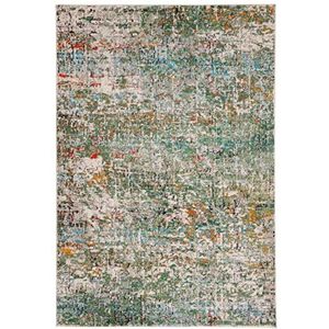 Safavieh Modern chique tapijt voor woonkamer, eetkamer, slaapkamer - Madison Collection, korte pool, zilver en ivoor, 61 x 91 cm