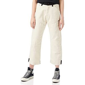 G-STAR RAW Dames 5620 3D Cropped Bootcut Pm Jeans, beige (Ecru C525-159), 30W x 34L