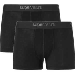 super.natural - Merino functioneel ondergoed, heren, boxershorts, M TUNDRA175 Boxer 2-Pack