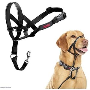 Halti Halti-halsband, hondentuig om te stoppen met trekken aan lood, voor kleine, middelgrote en grote honden, zwart, maat 3