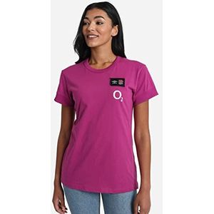 Umbro Dames England Cvc Tee (O2) dames T-shirt, Wild Aster, 8 UK