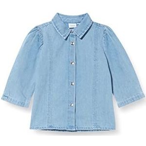 Name It Dameshemd, Lichtblauw Denim, 116