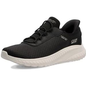 Skechers Dames BOBS Squad Chaos, Black Mesh, 4.5 UK, Zwart gaas, 37.5 EU