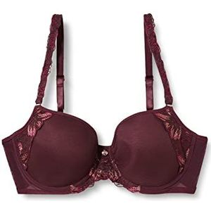 Triumph Women's Freesia Florale WP BH, Deep Bourgondië, 70C