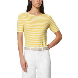 Marc O'Polo Dames T-shirts met korte mouwen, bruin (C08), XL