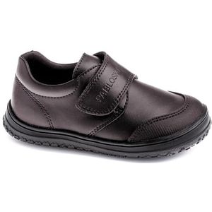 Pablosky Unisex Leader-Tech schoolmeisje met klittenbandsluiting, Bruin, 24 EU