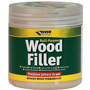Everbuild Multifunctionele houtvuller - geschikt voor binnen en buiten - schuurbaar - grenen - 250 ml