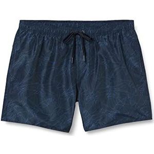 Armani Exchange Heren Sustainable, Trekkoorden, Allover Logo Board Shorts, Navy Eagle Pat, Large, Navy Eagle Pat., L