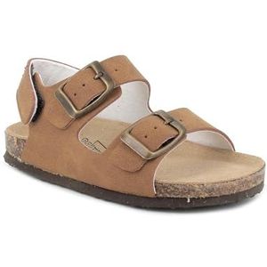 Primigi Birkenstock Platte sandalen voor heren, bruin, 38 EU, Bruin, 38 EU