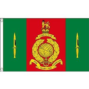 AZ FLAG Vlag Commando Training Centre Royal Marines UK 90 x 60 cm - Vlag CTCRM - Brits leger 60 x 90 cm - vlaggen