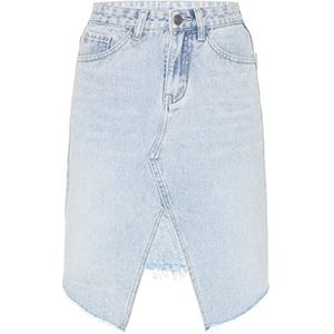 myMo NOW Dames jeansrok 11811162-MY070, BLAU, S, blauw, S