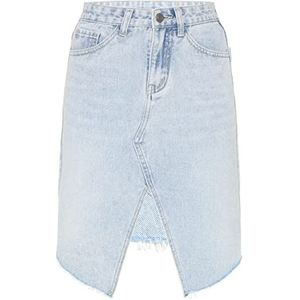 myMo NOW Dames jeansrok 11811162-MY070, BLAU, S, blauw, S