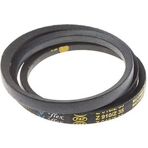 RS PRO PET, rubberen aandrijfriemen, Z-profiel 10 mm x 6 mm x 890 mm, schijfdiameter 50 mm