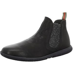 Think! Hauki Herenschoenen, leer, gevoerde duurzame Chelsea-boots, 0000 zwart., 43.5 EU