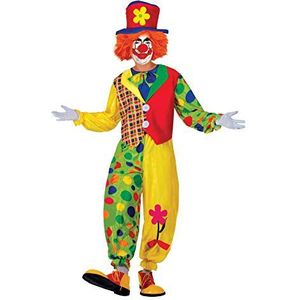Ciao - Clown Clown Multicolor kostuum verkleedkleding, Veelkleurig., M