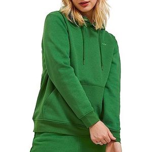 Bestseller A/S Dames JXABBIE RLX LS Every Hood SWT NOOS capuchontrui, formele tuin/print: Medium Green JJXX logo, M, Formal Garden/Print:medium Green Jjxx Logo, M