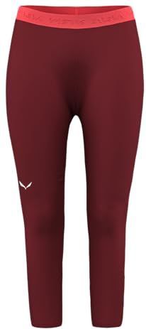 Salewa - Cristallo - Leggings - Zwart - Merinowol en Polyamide, Vochtafvoerend, Thermoregulerend