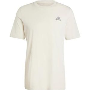 adidas - Essentials Single Jersey - T-shirt - Heren - Geborduurd Small Logo