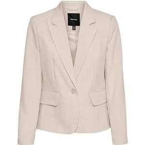 VERO MODA Dames Vmcassidy Ls Slim Boo Blazer, Vapor Blue/Detail: melange, 40