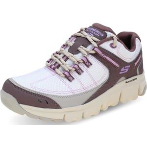 Skechers Women's Summits bij Artists Bluff, Mauve Synthetisch/Textiel/Multi Trim, 4 UK, Mauve Synthetische Textiel Multi Trim, 37 EU