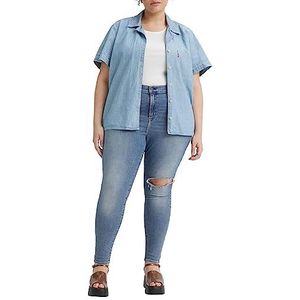 Levi's dames Jeans Plus Size 720™ High Rise Super Skinny, Island Medium Plus, 14 S