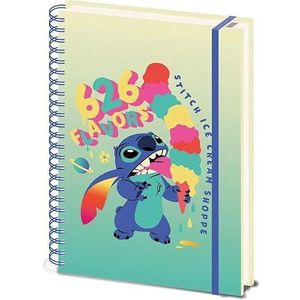 Pyramid International Disney Lilo en Stitch Wiro notitieboek (626 smaken ontwerp) A4 schrijfboek en dagboek, Lilo en Stitch geschenken voor meisjes, jongens, vrouwen en mannen - officiële koopwaar