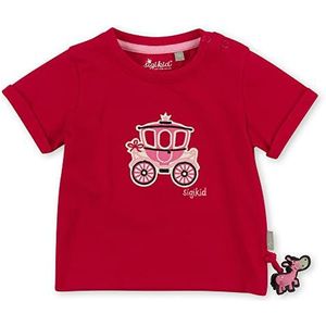 Sigikid T-shirt voor babymeisjes, Rood/Paard, 86 cm