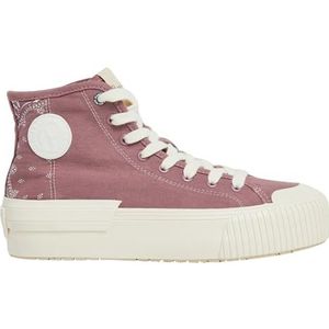 Pepe Jeans Dames Samoi Divided Sneaker, Paars (Malva Paars), 4 UK, Paars Malva Paars, 4 UK